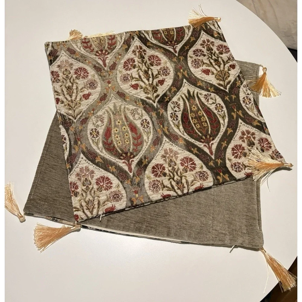 Set of 2 Turkish Tapestry Pillow‎ Covers 17